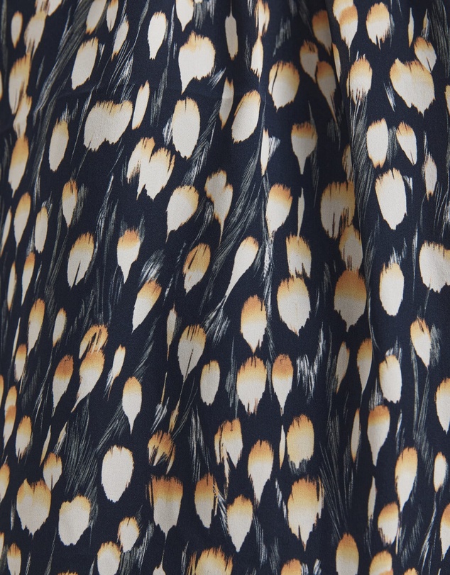 SABA - Starling Silk High Neck Short Sleeve Top