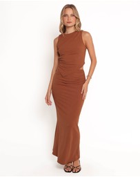 Petal & Pup - Elowen Asymmetric Skirt Set - Brown