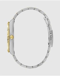 GUESS - Guess Gents and Ladies Set - Connoisseur Two Tone Gents & Mini Luna Gold Tone