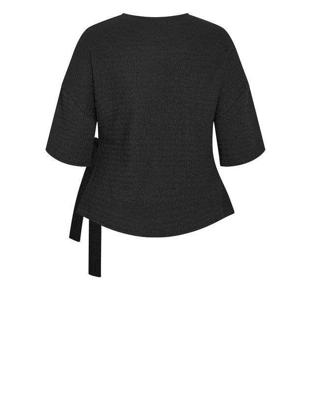 City Chic - Brianna Side Tie Top