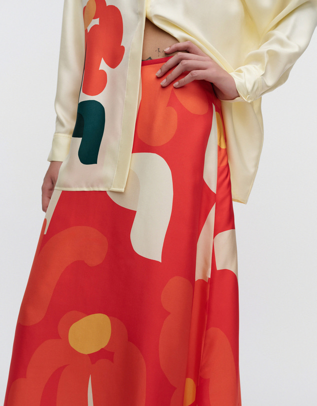 Marimekko - Koostumus Kukkahattu Skirt