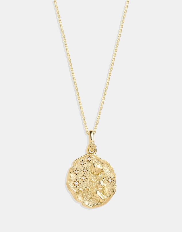 By Charlotte - She Is Aries Zodiac Necklace