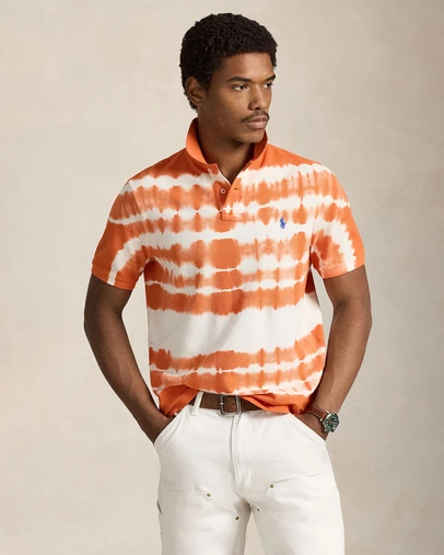 Polo Ralph Lauren - ICONIC EXCLUSIVE - Classic Fit Tie-Dye Mesh Polo Shirt