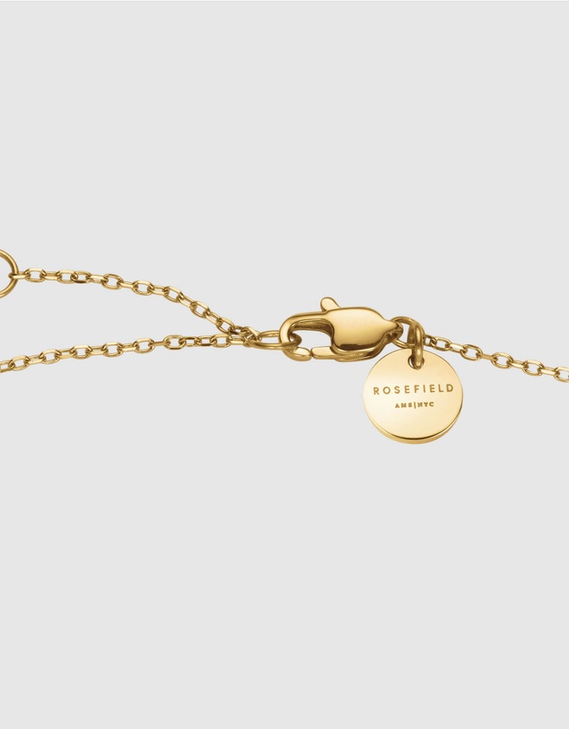 Rosefield - Pavé Heart Gold-Tone Necklace