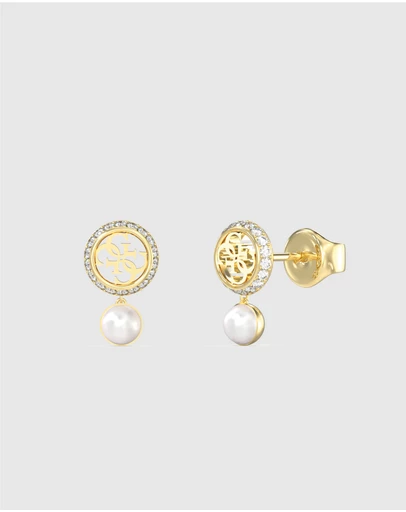 GUESS - Gold-Tone Tiny Pearly Stud Earrings