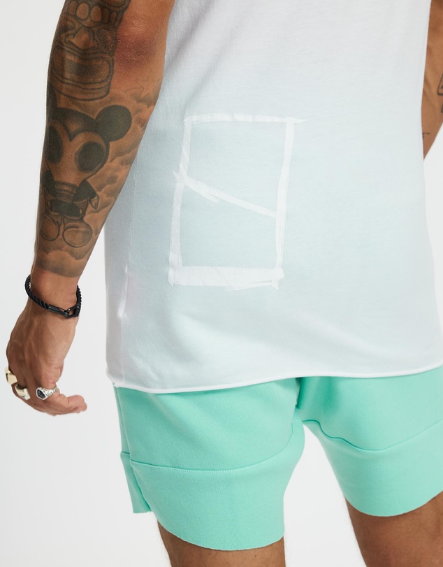 Surrounded By Ghosts - Onyx Slim Cotton T-Shirt