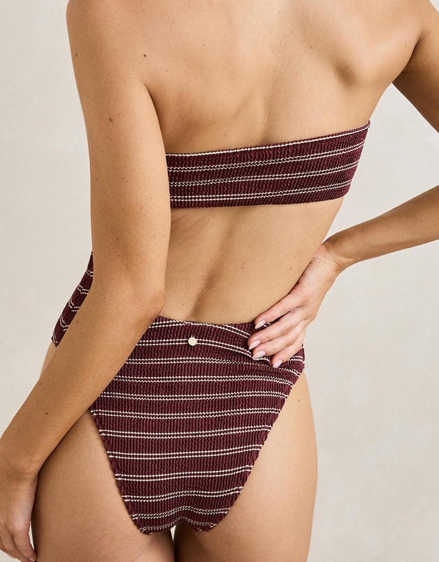 Rhythm - Sol Stripe Strapless One Piece