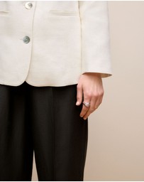 Trenery - Era Twist Ring in Silver