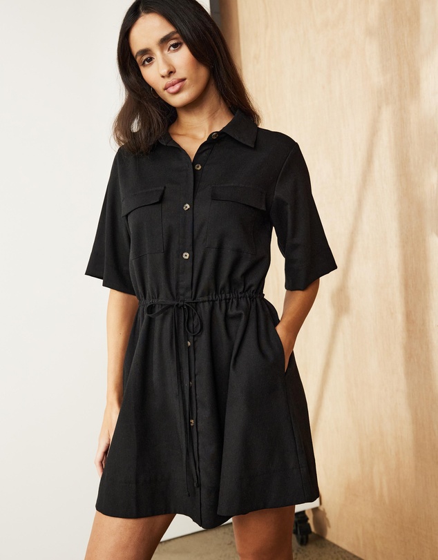 Atmos&Here - Mara Mini Shirt Dress