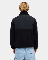 Billabong - Mens Boundary Summit Mock Neck Fleece Top