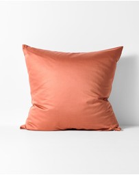 Aura Home - Halo Organic Sateen European Pillowcase