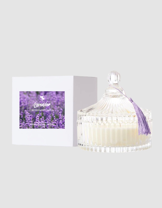 Silk Oil of Morocco - Lavender Natural Soy Candle - Extra Large