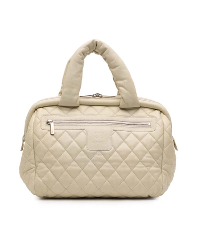 Pre-Loved by Azura Reborn - Pre-Loved Quilted Caviar Coco Cocoon Bowler Bag