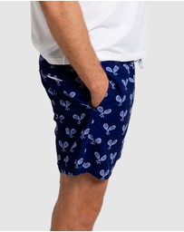 Sant And Abel - Men's Tennis Navy Swim Shorts