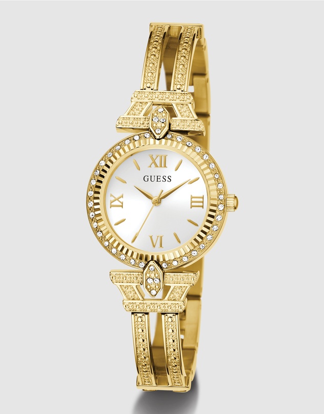 GUESS - Guess Ladies Gold Tone 28mm Analogue Watch