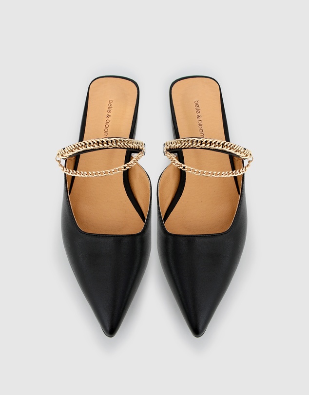 Belle & Bloom - On The Go Leather Flat
