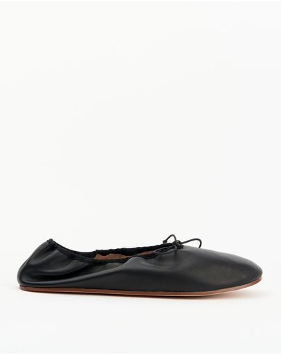 Black Kid Leather