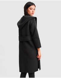 Belle & Bloom - Walk This Way Wool Blend Hooded Coat