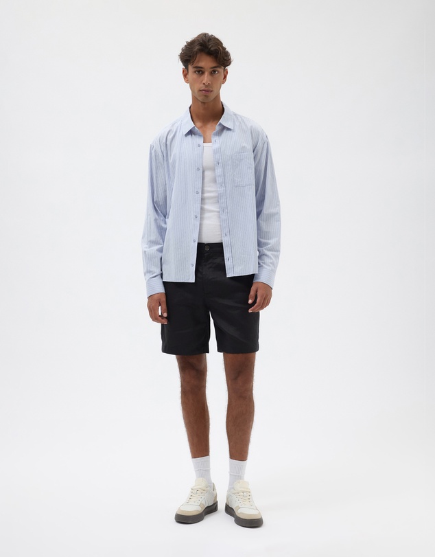 AERE - Tailored Linen Shorts