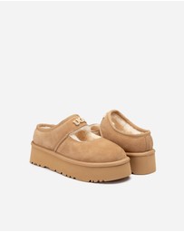 Ozwear Connection Uggs - Ugg Mary Jane Emb Logo Platform