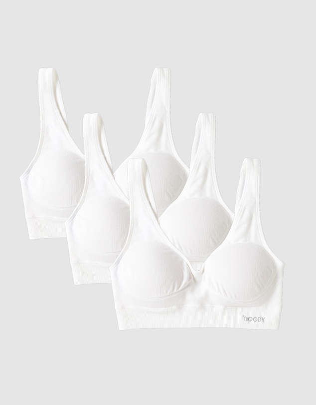 Boody - 3-Pack Padded Shaper Crop Bra