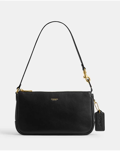 Coach - Natural Grain Leather Bleecker Bag