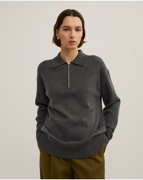 Witchery - Zip Polo Knit