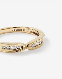 Michael Hill - Wedding Ring with Diamonds in 14kt Yellow Gold