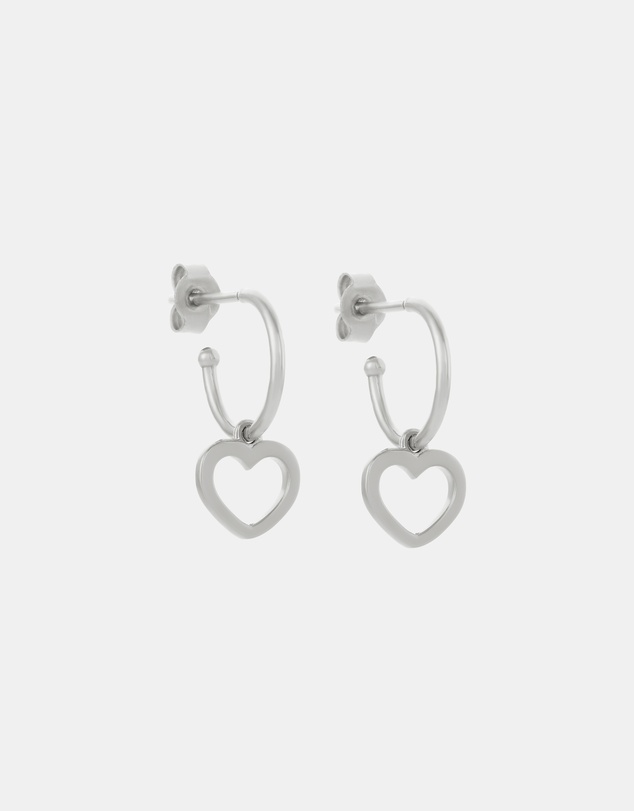 Karen Walker - Heart Hoop Earrings
