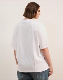 Atmos&Here Curvy - SS Cotton Boxy T-Shirt