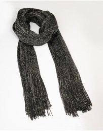 Lovisa - Black Fabric Drape Scarf Necklace
