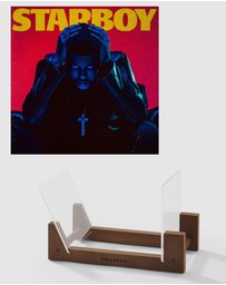 Universal Music - The Weeknd Starboy - Double Vinyl Album & Crosley Record Storage Display Stand