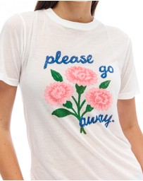 THE TALES - Please Go Away Fitted Tencel Tee