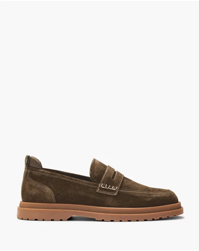 Aquila - Radar Suede Penny Loafers