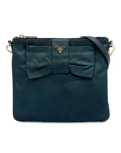 Pre-Loved by Azura Reborn - Pre-Loved Tessuto Fiocco Bow Crossbody