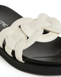 City Chic - Wide Fit Star Weave Slide
