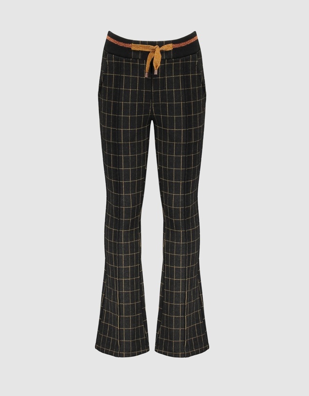 NONO - Sahara Flared Check Pants - Kids-Teens