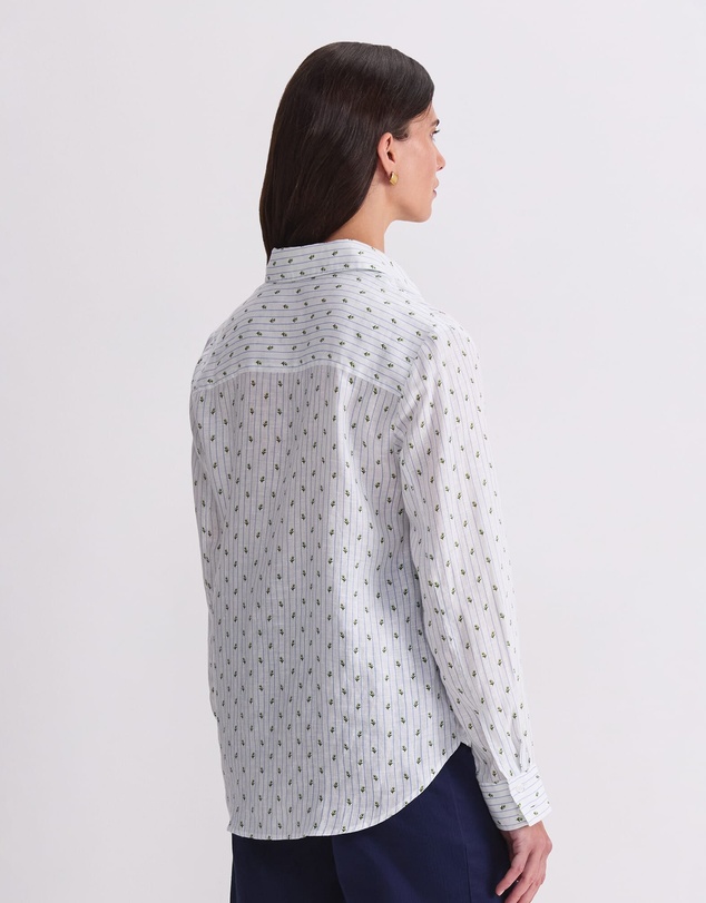 Sportscraft - Hampton Stripe Linen Shirt