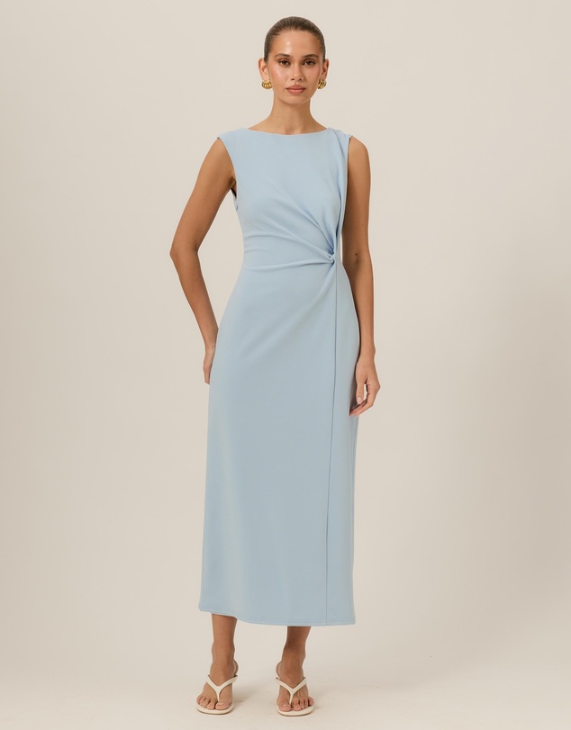 Tussah - Valentina Jersey Twist Detail Midi Dress