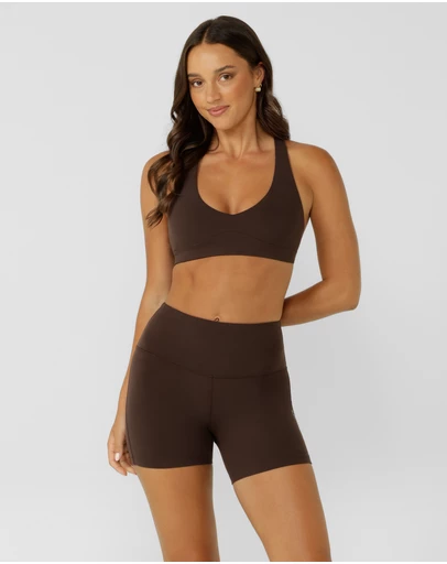 Lorna Jane - Lotus No Chafe Phone Pocket 12cm Bike Shorts