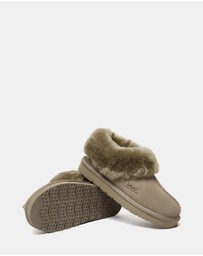 EVERAU - Australian Shepherd Ugg Homey Special Cow Suede Upper House Shoes