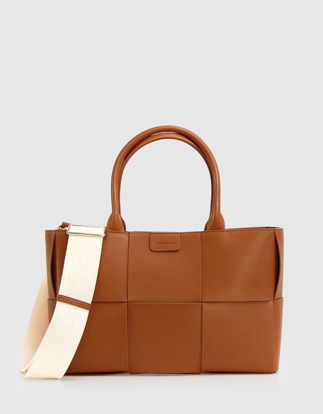 Belle & Bloom - Long Way Home Woven Tote - Camel