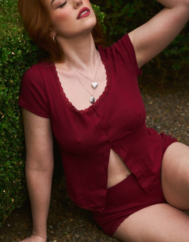 Chouchou Intimates - Willow Short Sleeve Shirt