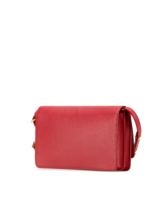 Pre-Loved by Azura Reborn - Pre-Loved prada Saffiano Bow Crossbody Bag