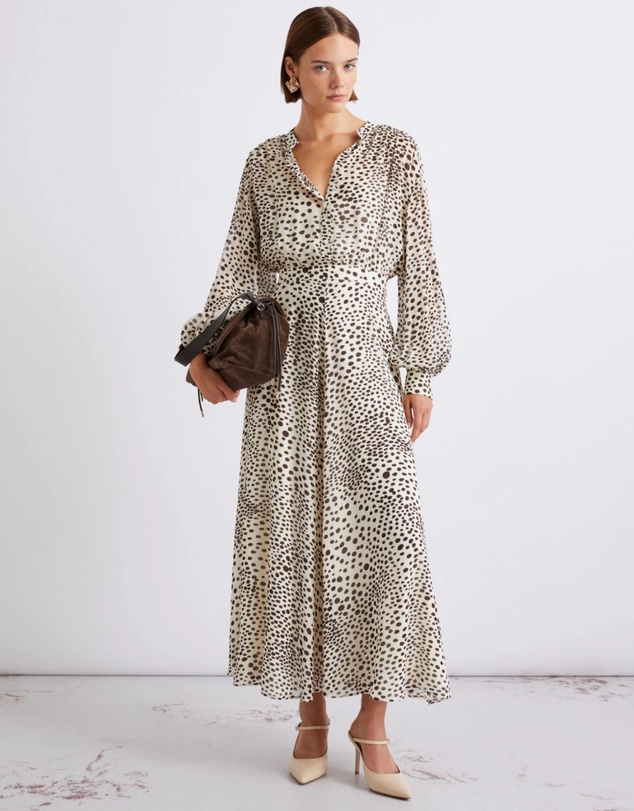 Marella - Printed Georgette Midi Dress