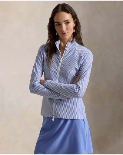 Polo Ralph Lauren - Seersucker Mockneck Zip Jacket