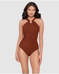 Miraclesuit Swimwear  - Rock Solid Aphrodite High Neck Shaping Swimsuit