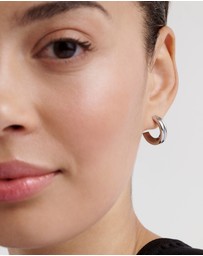 Ted Baker - HILYA: Hidden Heart Small Hoop Earrings