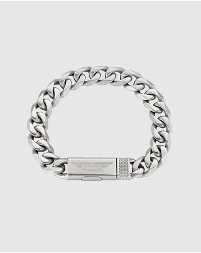 Aston Martin - TKS Silver Tone Chain Bracelet