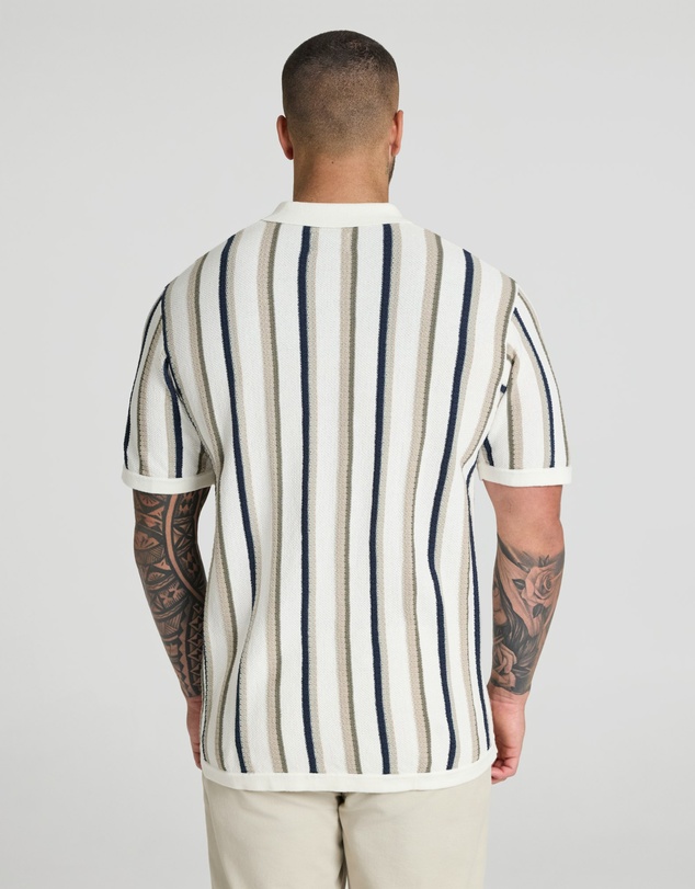 Johnny Bigg - Logan Stripe Knit Polo